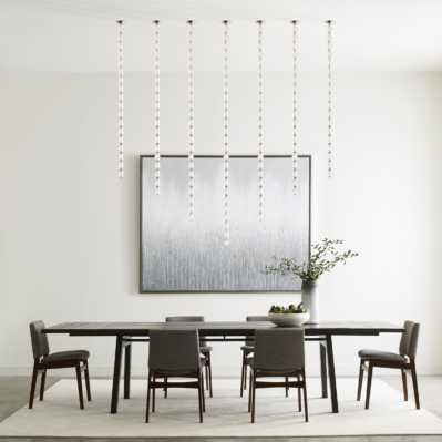 Collier Glass Pendant Lamp  26.2"H