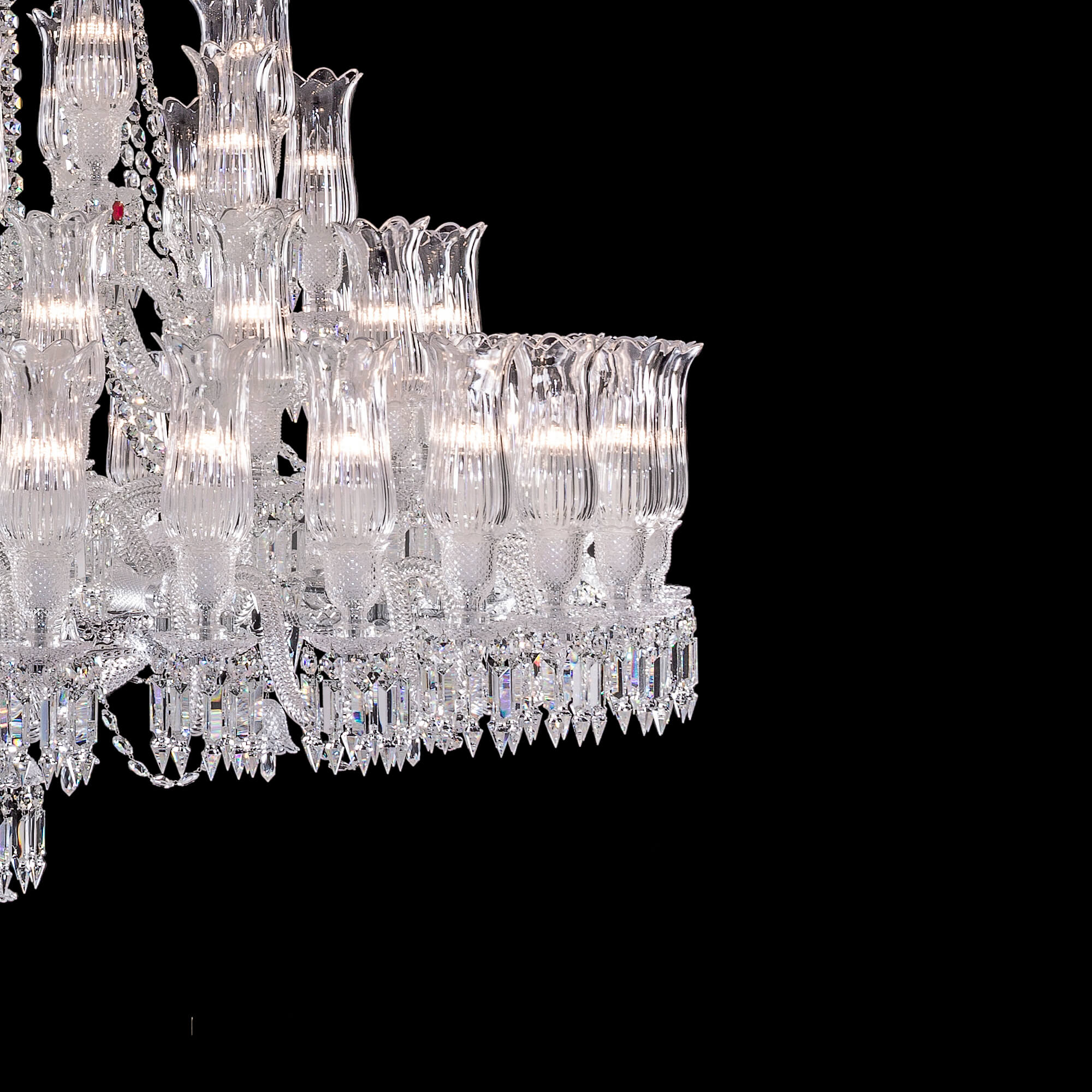Arcadian Large Entrance Crystal Chandelier