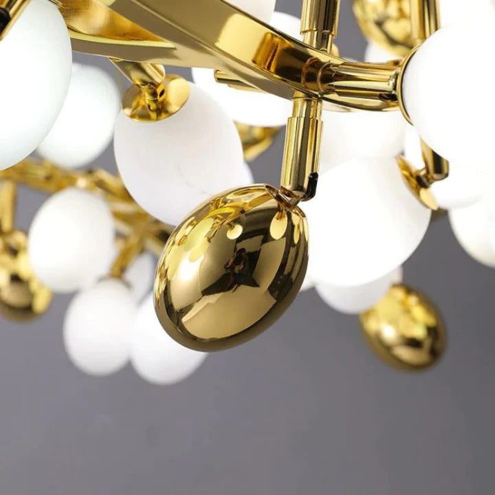 Zenora Modern Linear Grape Chandelier