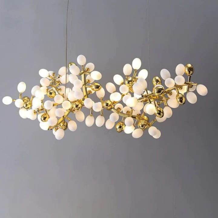 Zenora Modern Linear Grape Chandelier