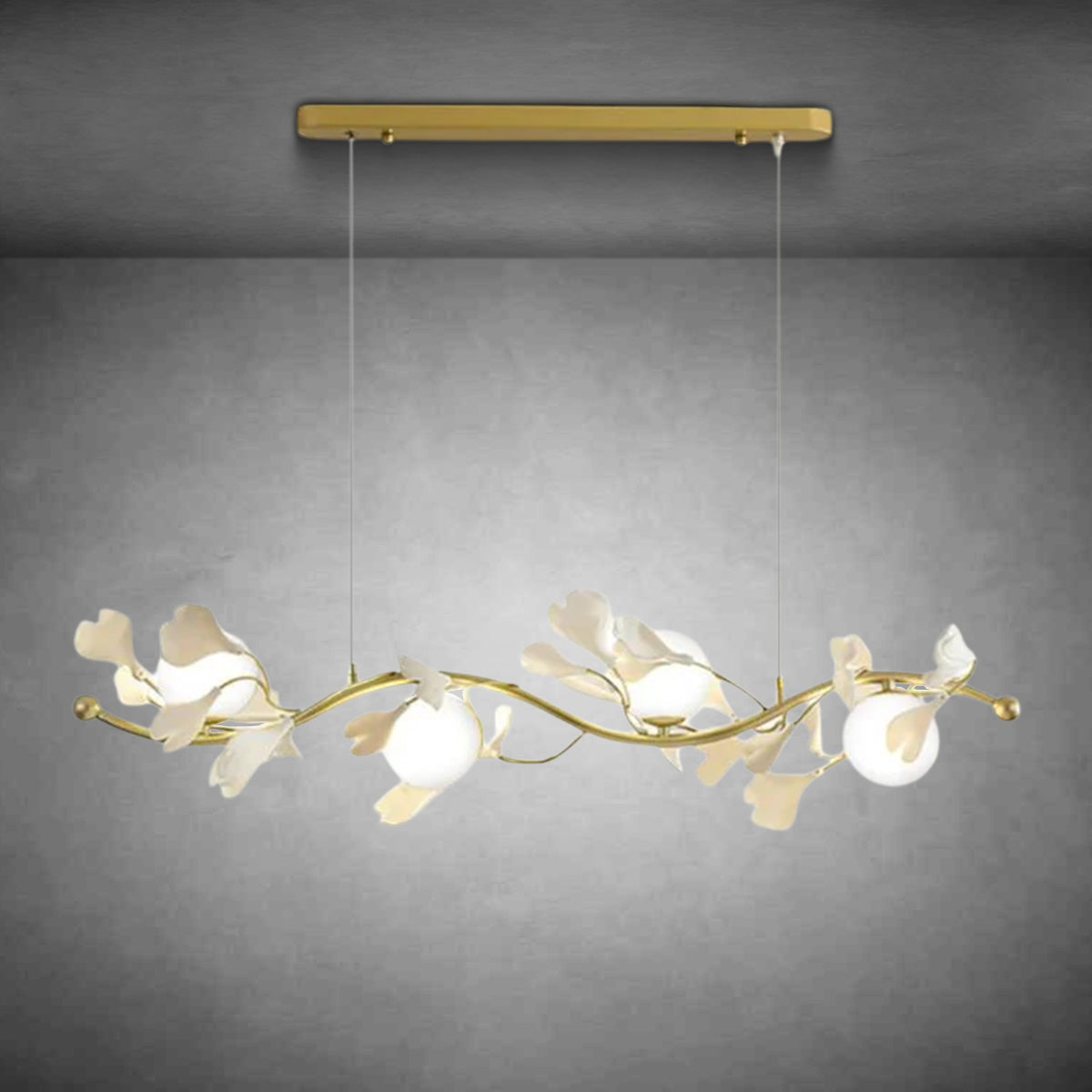 Gingko Glass Chandelier