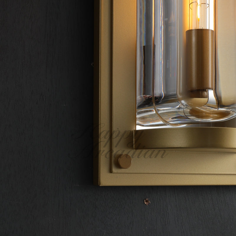 Elowen Glass Wall Sconce, Indoor Wall Lamp Fixture