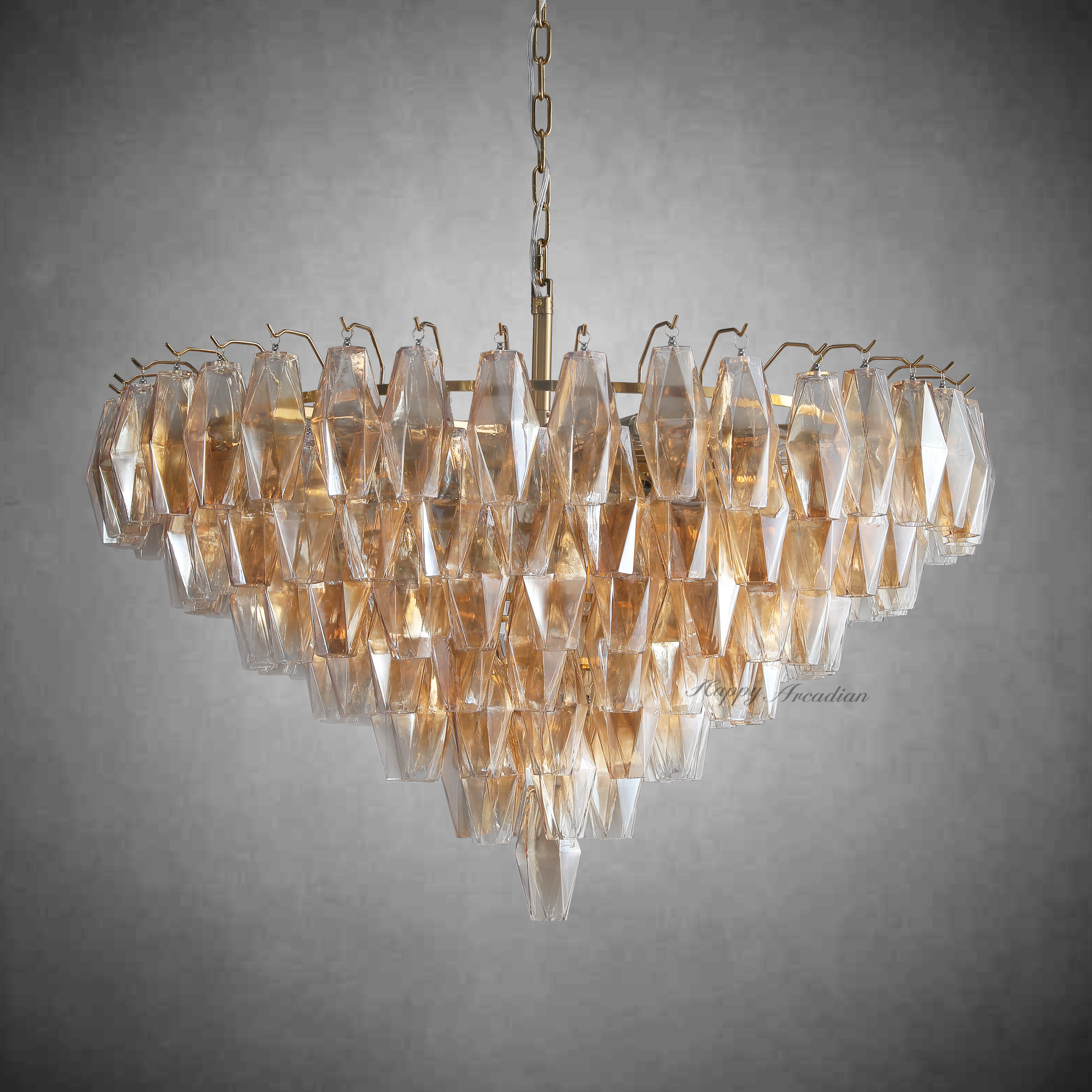 Eclipsia Crystal Tiered Round Chandelier 37"47''62''