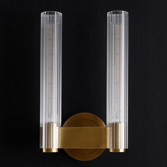 Parker Double Sconce Brass