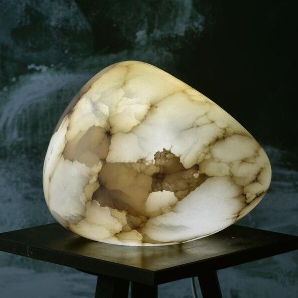 Galet Uno Alabaster Table Lamp