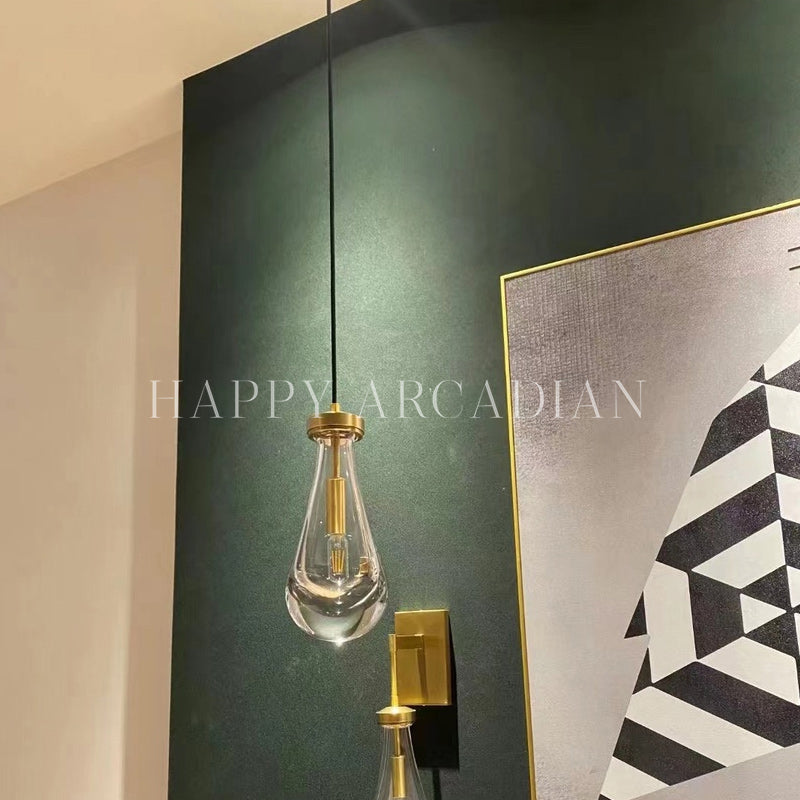 HA Raindrop Glass Pendant Lighting