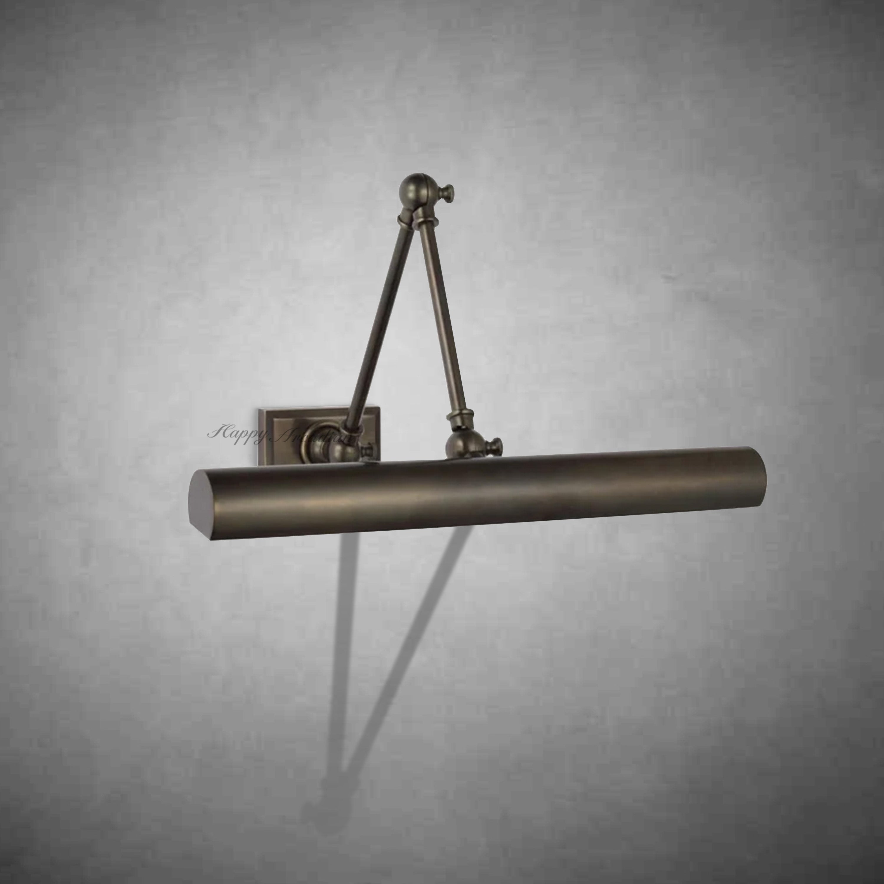 Brass Double Plug-In Hardwired Picture Light