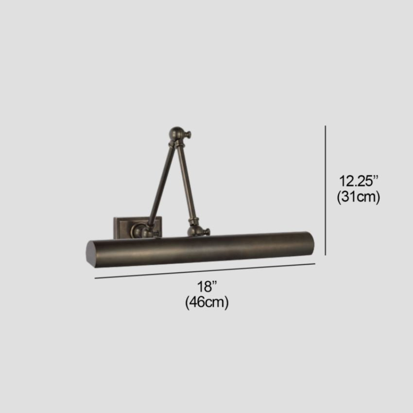 Brass Double Plug-In Hardwired Picture Light