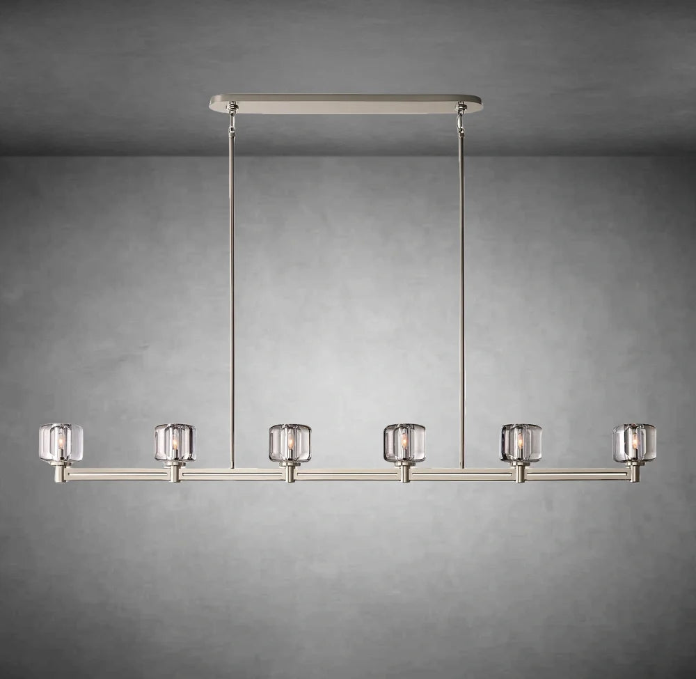 Maelis Linear Chandelier 72" for Living Room, Bedroom, Dining Table