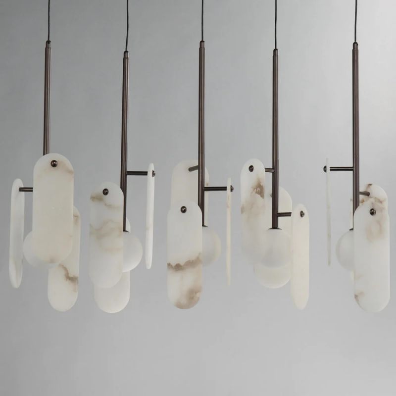 Alyssa Alabaster Studio 5-Light Pendant Chandelier