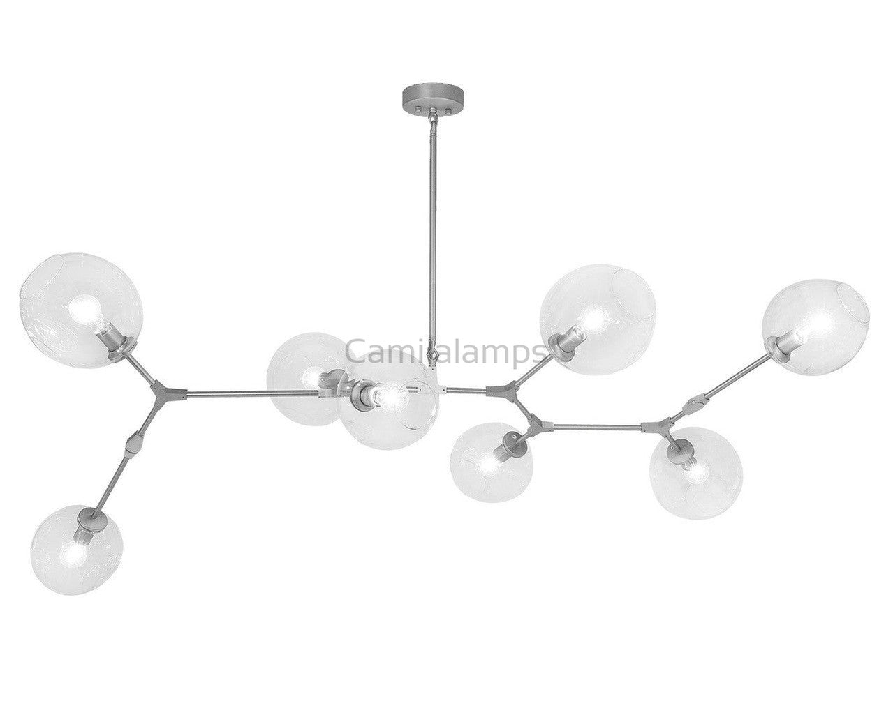 Covington Horizontal Globe Branching Bubble Chandelier
