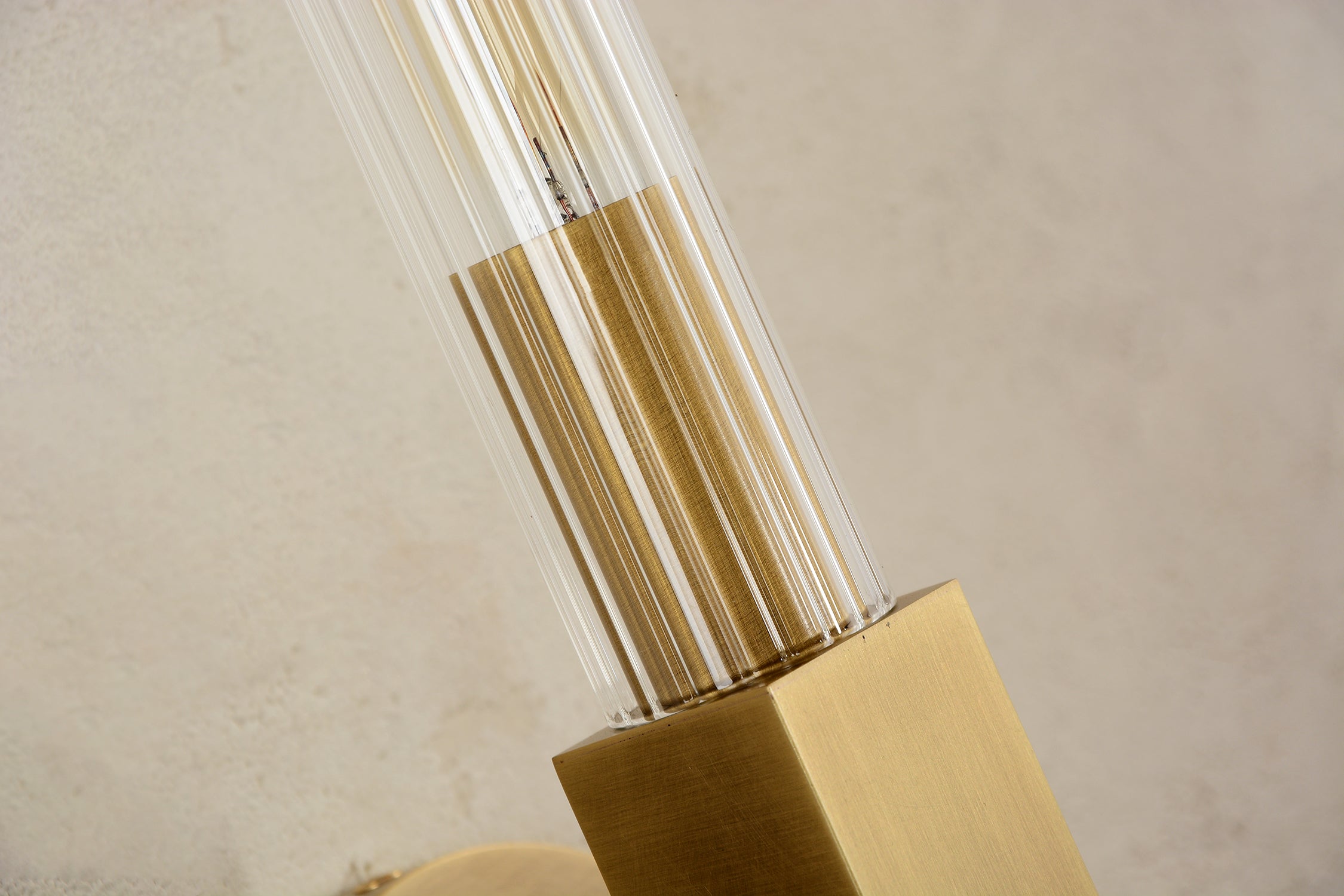 Crown Single Sconce Brass