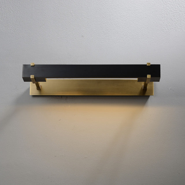 Black Rectangular Box Wall Sconce