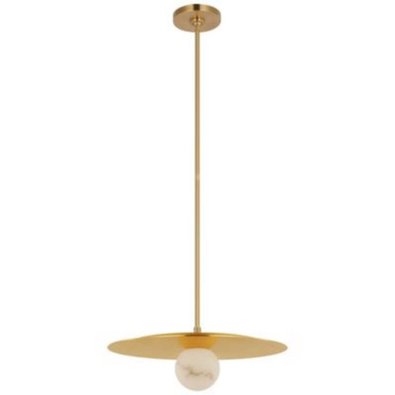 Bobbie Alabaster Indoor Round Ball Pendant Lamp 18'' for Kitchen Island