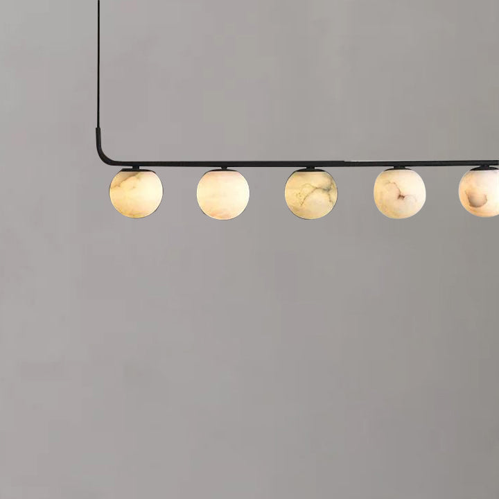 Alabaster Global Kitchen Island Pendant