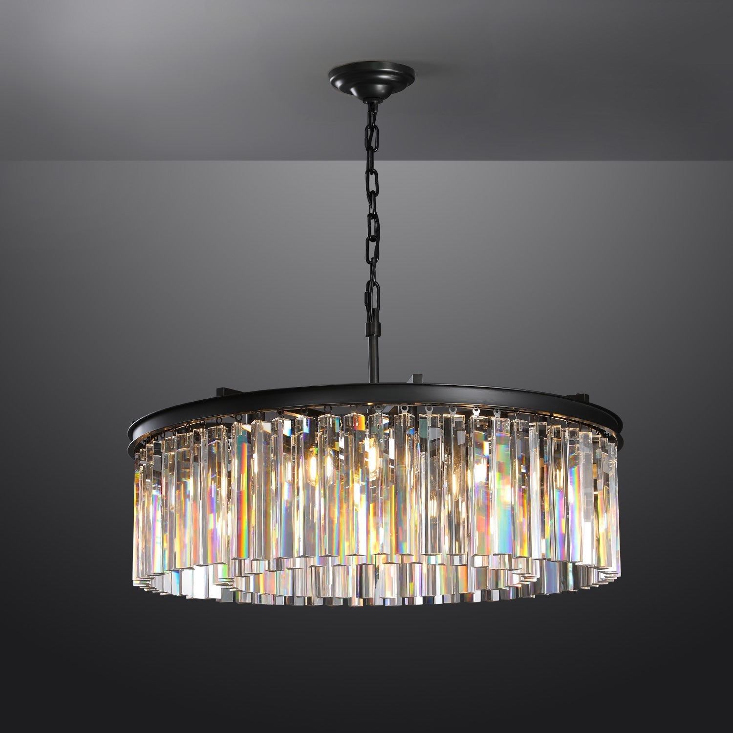 Miria K9 Crystal Round Chandelier 32"