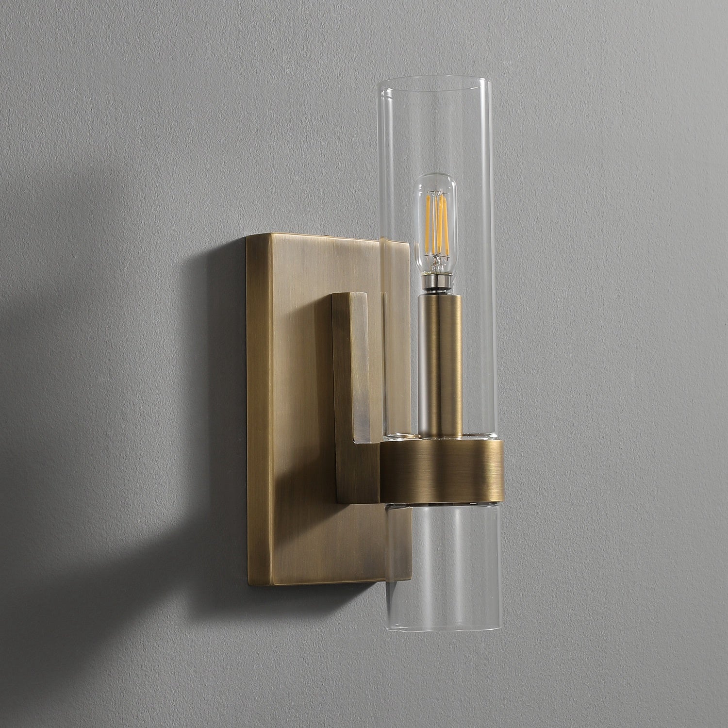 HA Rebecca Glass Wall Sconce 12"H
