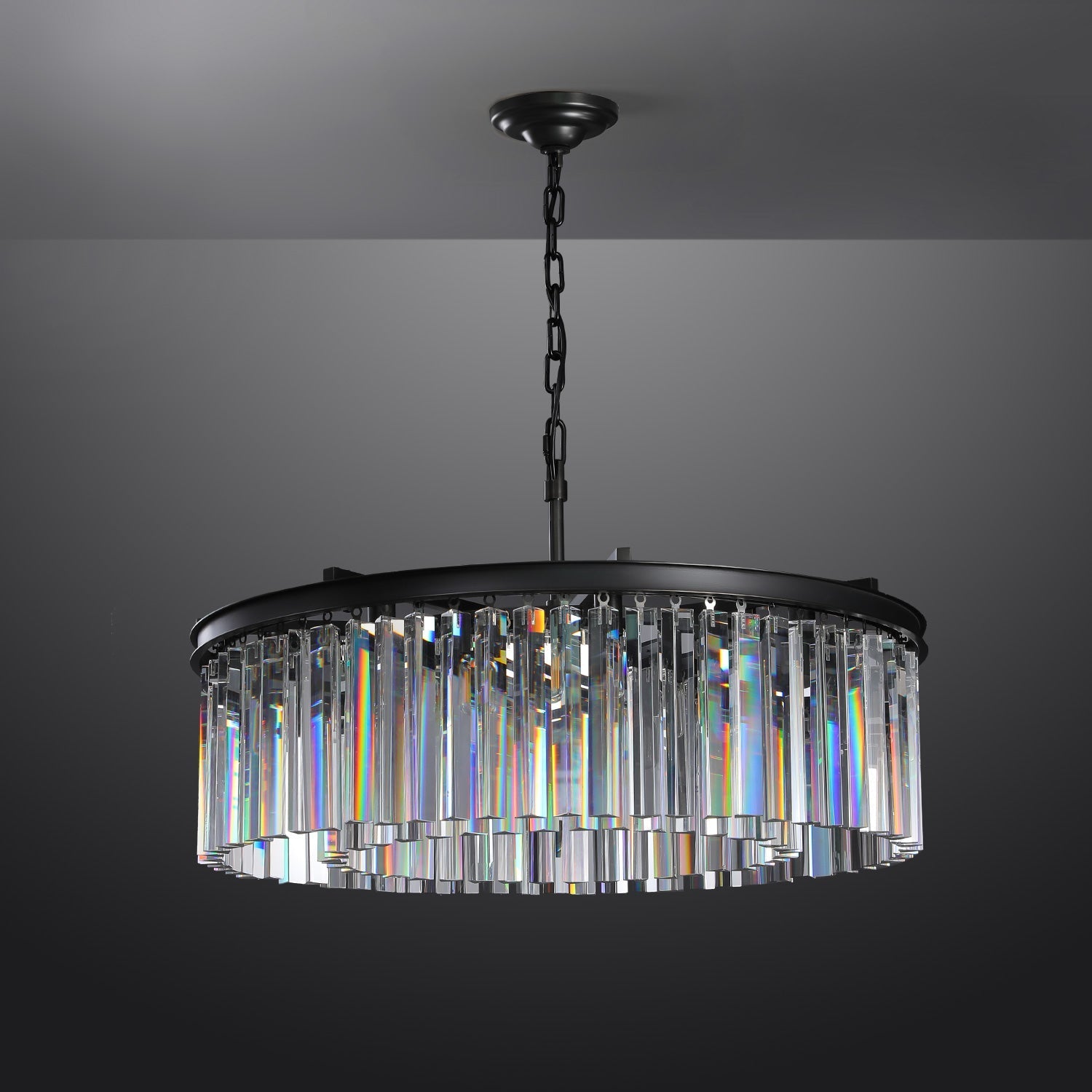 Miria K9 Crystal Round Chandelier 32"