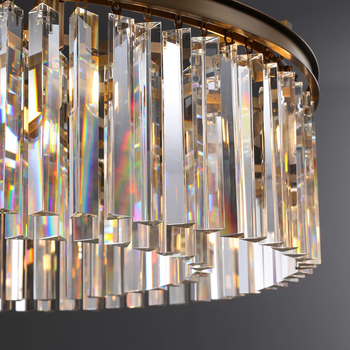 Miria K9 Crystal Round Chandelier 32"