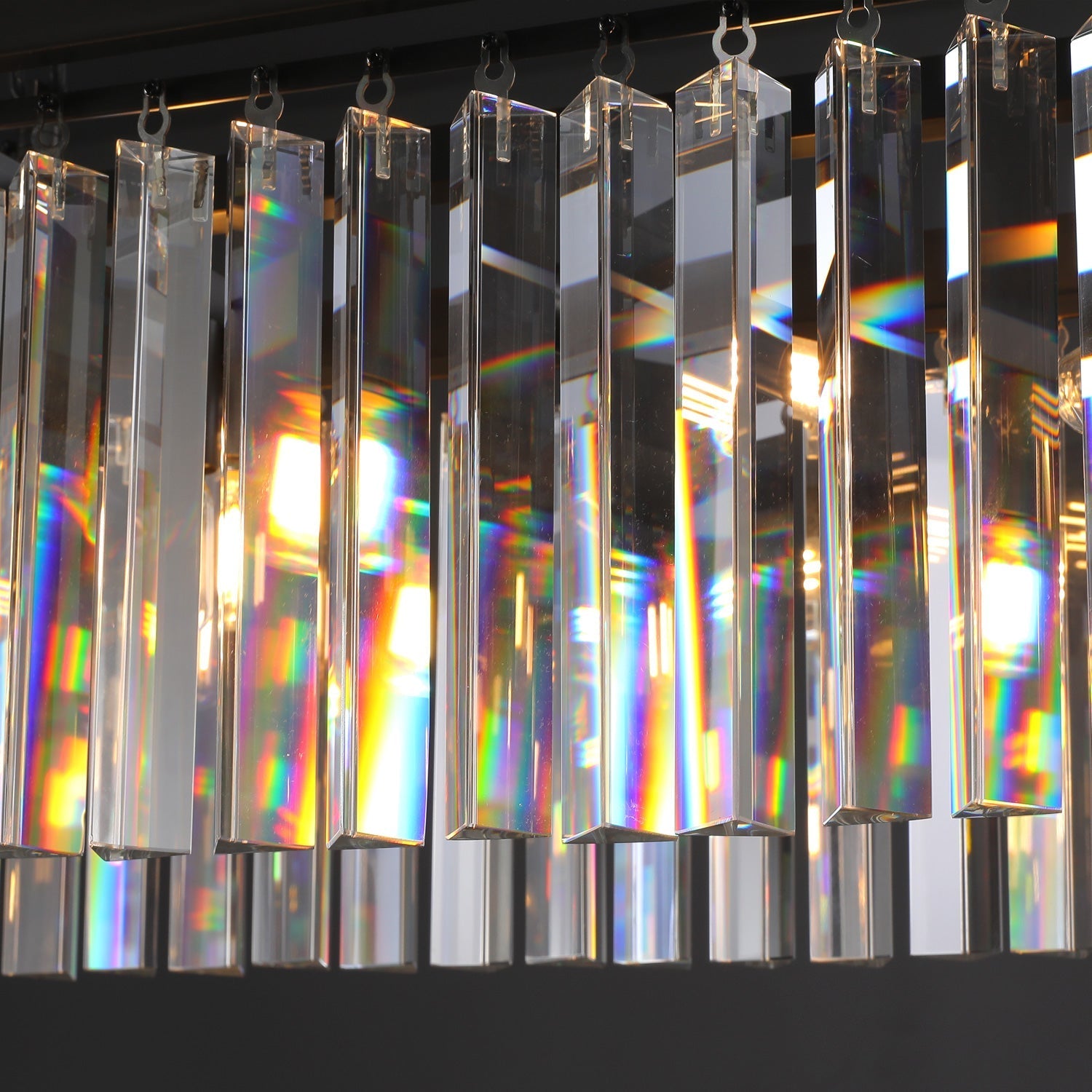 Miria K9 Crystal Rectangular Chandelier 49"