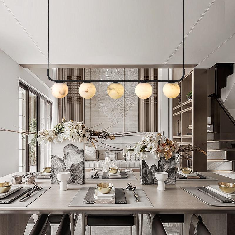 Alabaster Global Kitchen Island Pendant